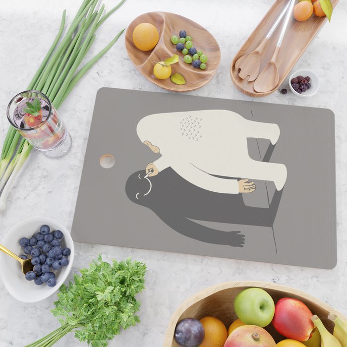 Smile my shadow Cutting Board Gallery Image 2