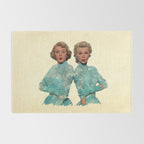 Two Different Faces... (Sisters) Rug Gallery Image 2