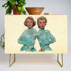 Two Different Faces... (Sisters) Credenza Gallery Image 1