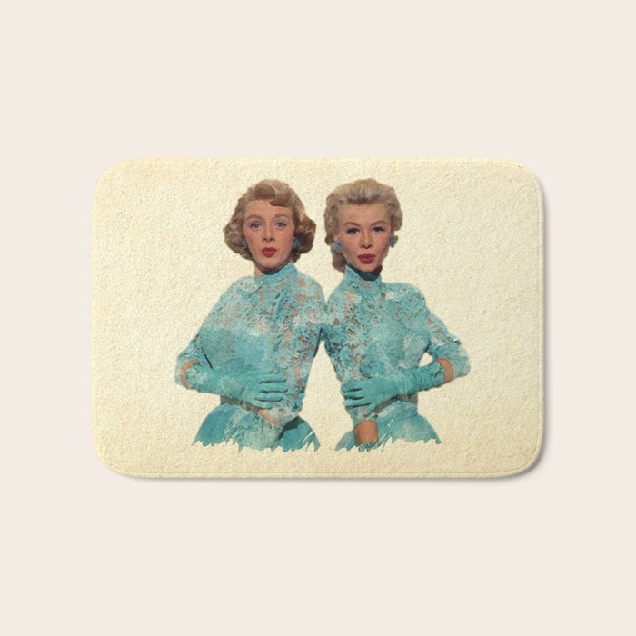 Two Different Faces... (Sisters) Bath Mat Gallery Image 1