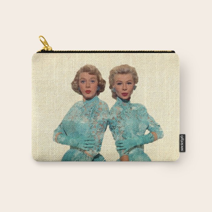 Two Different Faces... (Sisters) Carry All Pouch Gallery Image 1