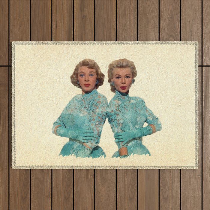 Two Different Faces... (Sisters) Outdoor Rug Gallery Image 1