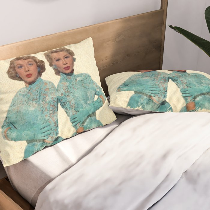 Two Different Faces... (Sisters) Pillow Sham Gallery Image 2