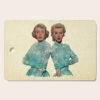 Two Different Faces... (Sisters) Cutting Board Gallery Image 1