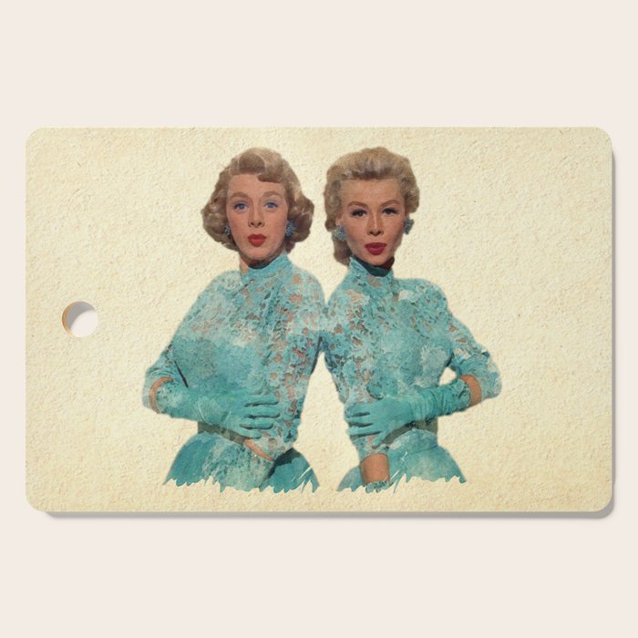 Two Different Faces... (Sisters) Cutting Board Gallery Image 1