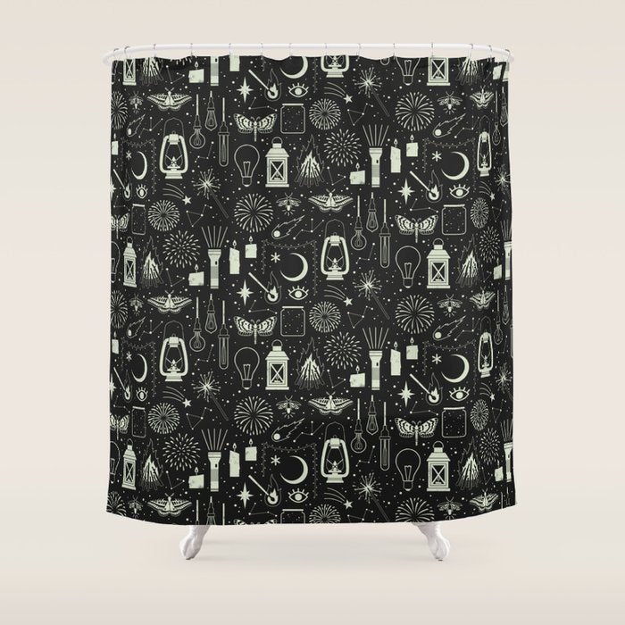 Light the Way: Glow Shower Curtain Gallery Image 1