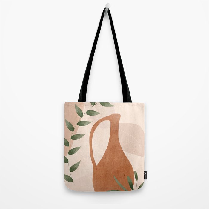 Vase Abstract Art Tote Bag Gallery Image 2