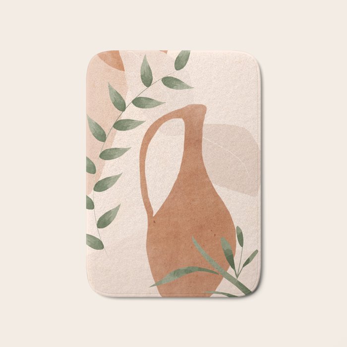 Vase Abstract Art Bath Mat Gallery Image 1