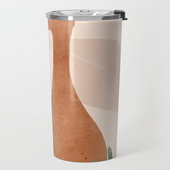 Vase Abstract Art Travel Mug Gallery Image 2