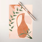 Vase Abstract Art Wrapping Paper Gallery Image 1