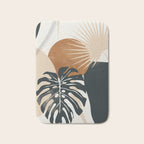 Abstract Art Tropical Leaves 7 Bath Mat Gallery Image 1