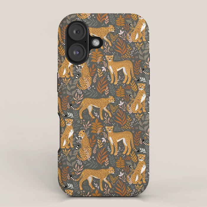Wild Cheetah Pattern II - Autumn iPhone Case Gallery Image 1