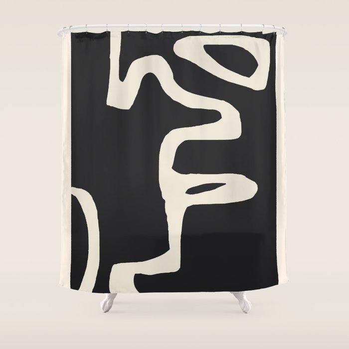 abstract minimal 56 Shower Curtain Gallery Image 1