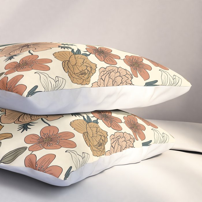 Spring Floral Mood Pillow Sham Gallery Image 3