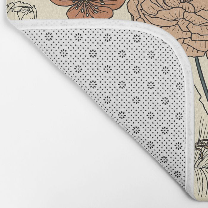 Spring Floral Mood Bath Mat Gallery Image 2