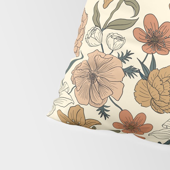 Spring Floral Mood Pillow Sham Gallery Image 4