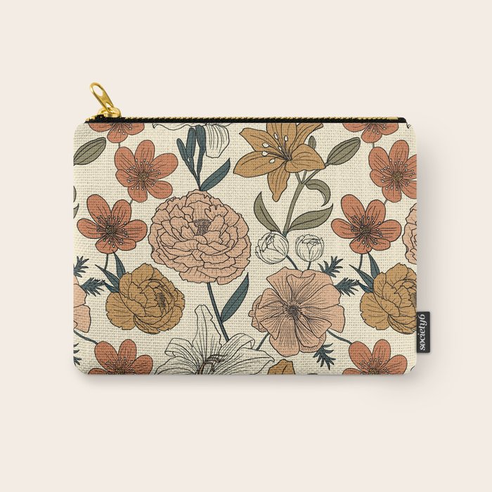Spring Floral Mood Carry All Pouch Gallery Image 1