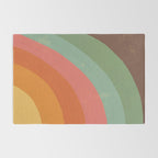 Mid century rainbow Rug Gallery Image 2