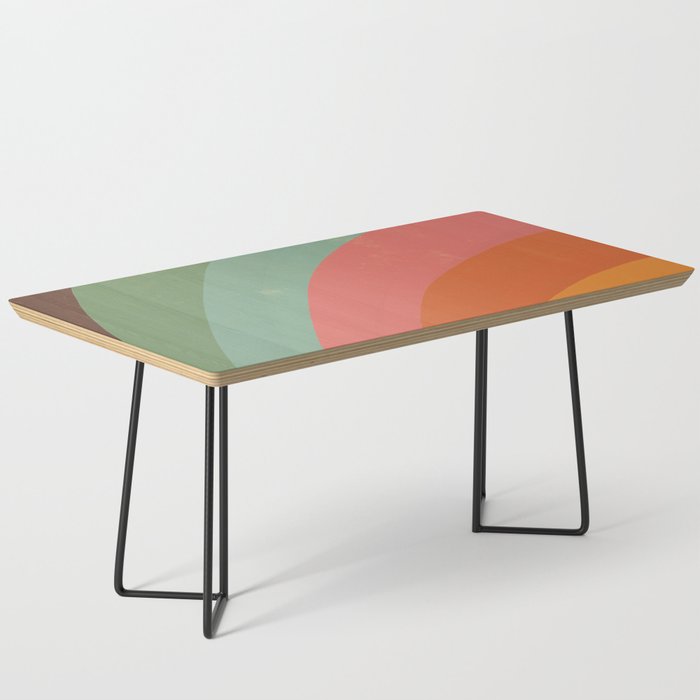 Mid century rainbow Coffee Table Gallery Image 1