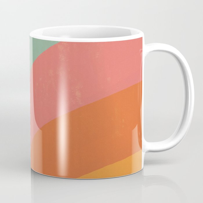 Mid century rainbow Coffee Mug Gallery Image 1