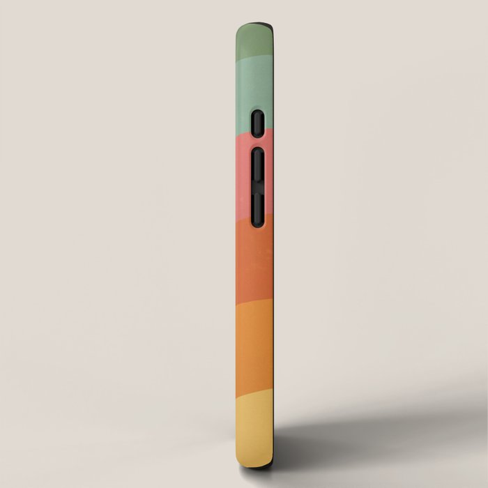 Mid century rainbow iPhone Case Gallery Image 2