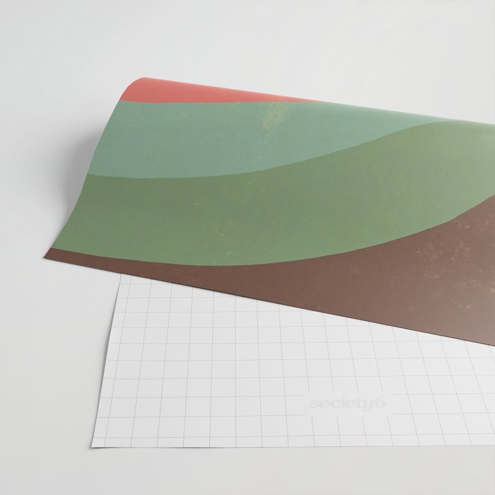 Mid century rainbow Wrapping Paper Gallery Image 2