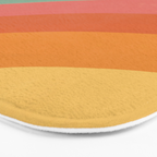 Mid century rainbow Bath Mat Gallery Image 3