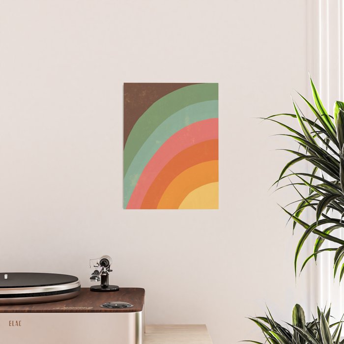 Mid century rainbow Poster Gallery Image 2