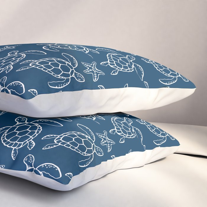 Sea turtle Pillow Sham Gallery Image 3