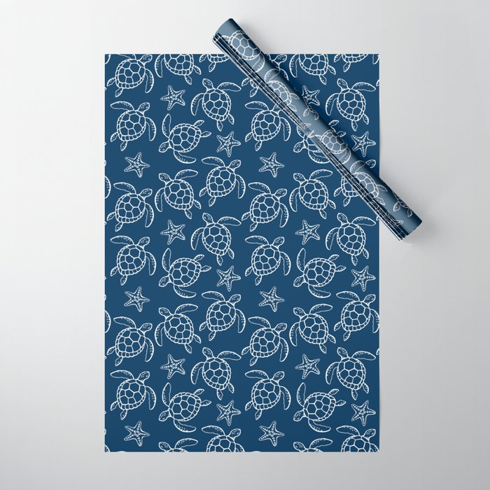 Sea turtle Wrapping Paper Gallery Image 1