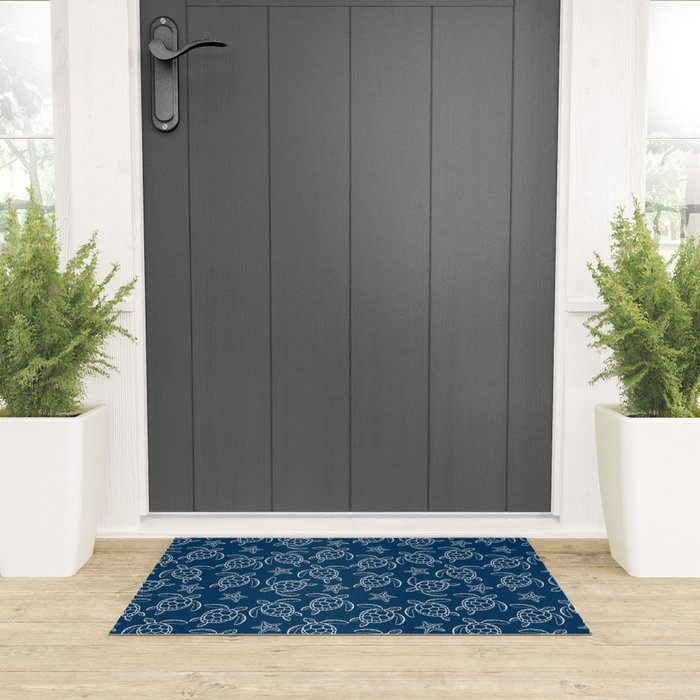 Sea turtle Welcome Mat Gallery Image 3