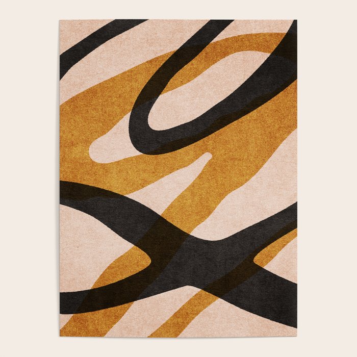 ABSTRACT ALPHABET / Script Q Poster Gallery Image 4