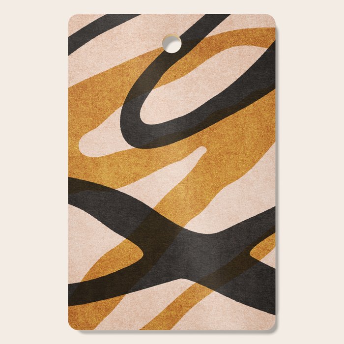 ABSTRACT ALPHABET / Script Q Cutting Board Gallery Image 1