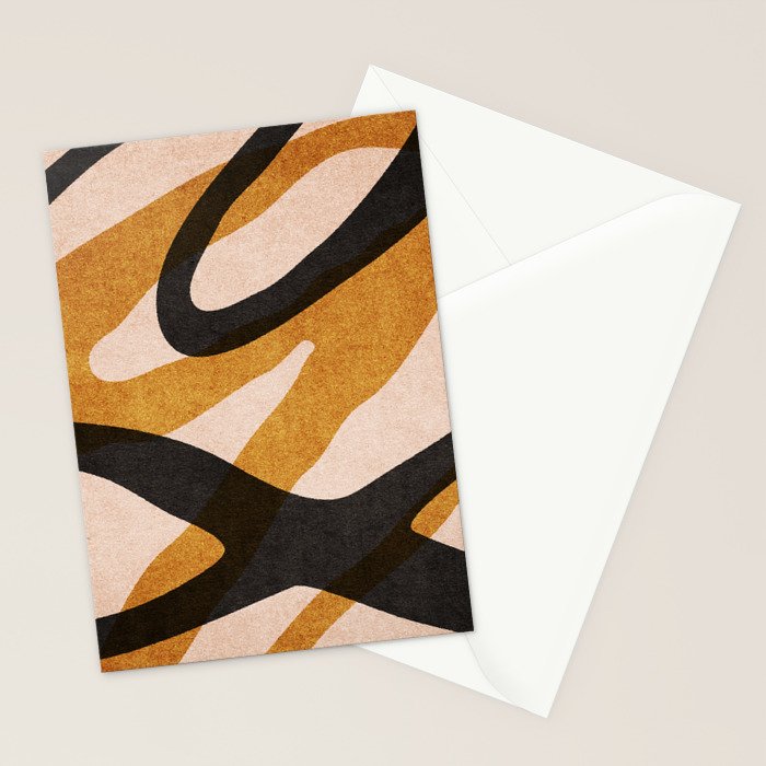 ABSTRACT ALPHABET / Script Q Stationery Card Gallery Image 2