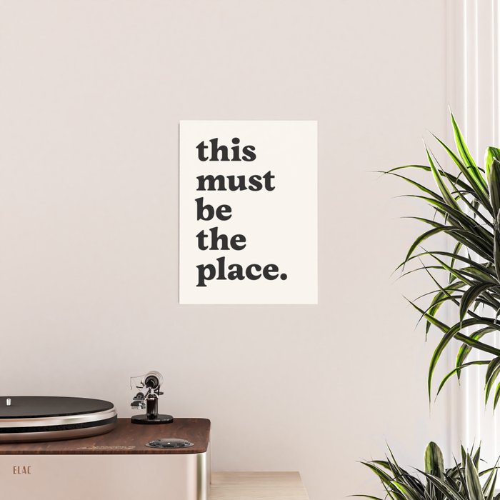 this must be the place. Poster Gallery Image 2