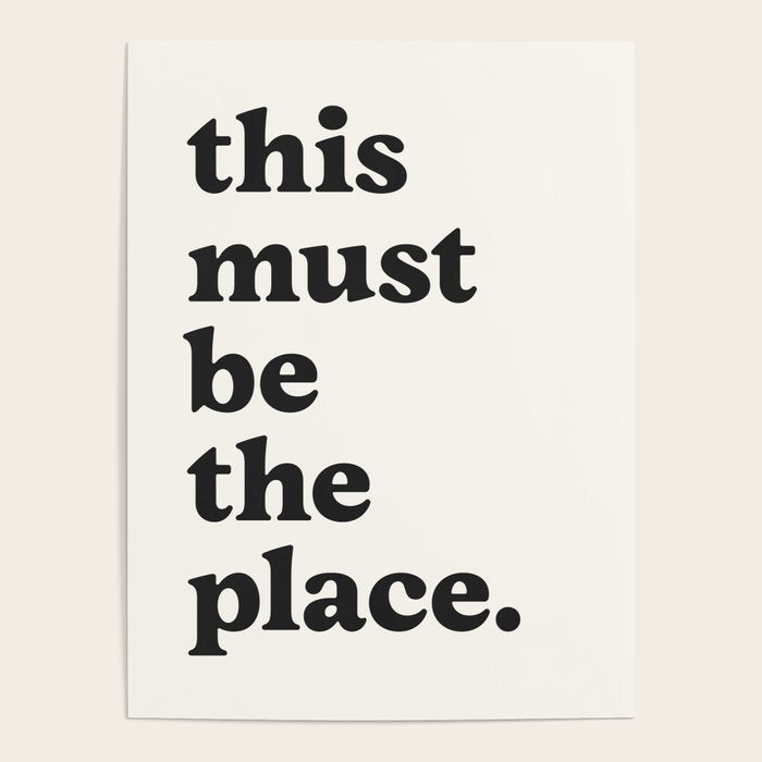 this must be the place. Poster Gallery Image 4