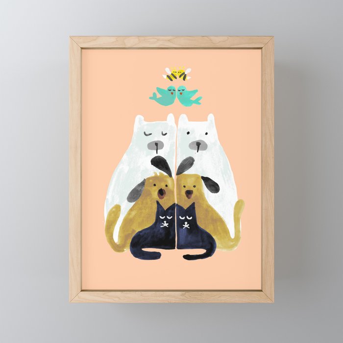 Let's get together Mini Art Print Gallery Image 1