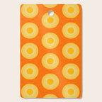 Earth Mod Abstract Sun Orange Cutting Board Gallery Image 1
