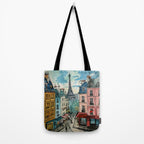 Paris Illustration Tote Bag Gallery Image 2