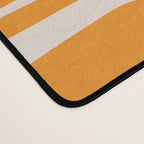 Mid Century Modern Piquet Abstract Multi Pattern in Light Pumpkin Orange Desk Mat Gallery Image 4