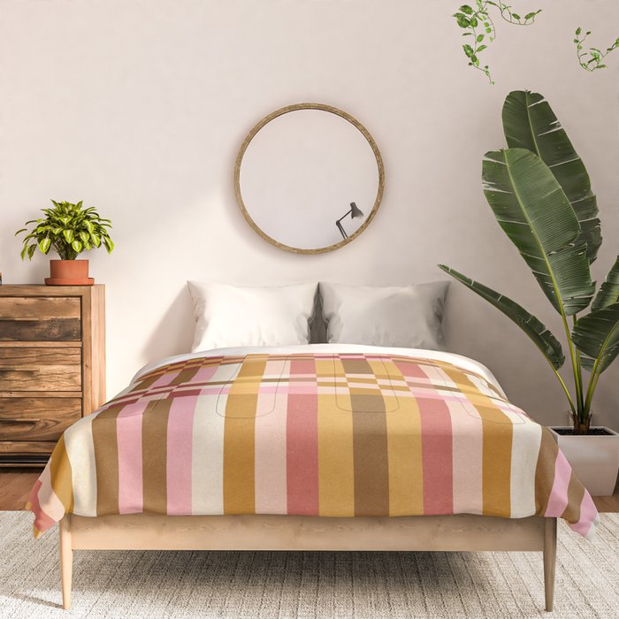 Woven Checks and Stripes - Harvest Gold Comforter Gallery Image 3