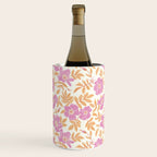Wild Mountain Roses - sunset pink and orange  Wine Chiller Gallery Image 1