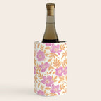 Wild Mountain Roses - sunset pink and orange  Wine Chiller Gallery Image 3