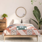 Vintage Quilt Block Pattern Comforter Gallery Image 3