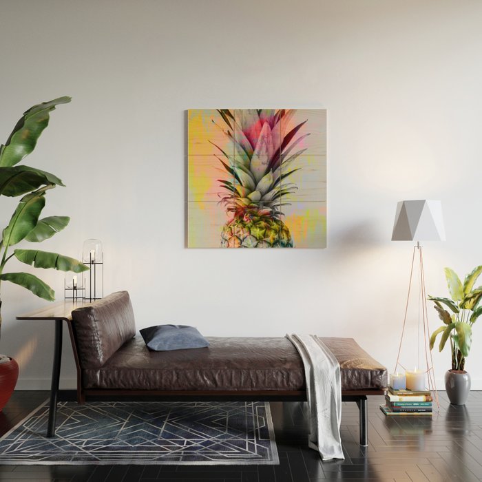 PINEAPPLE 4 Wood Wall Art Gallery Image 2