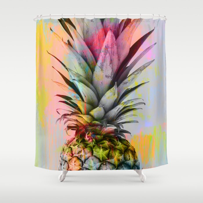 PINEAPPLE 4 Shower Curtain Gallery Image 1