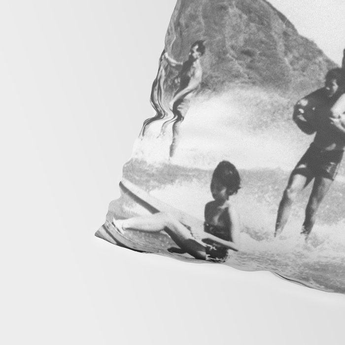 Vintage Hawaii Tandem Surfing Pillow Sham Gallery Image 4