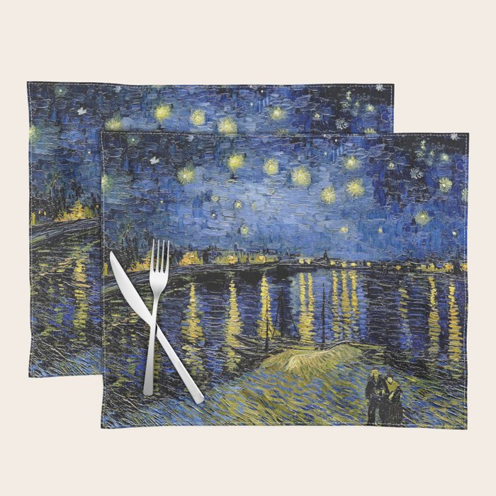 Vincent Van Gogh Starry Night Placemat Gallery Image 1