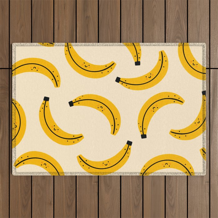 Happy Bananas Outdoor Rug Gallery Image 1