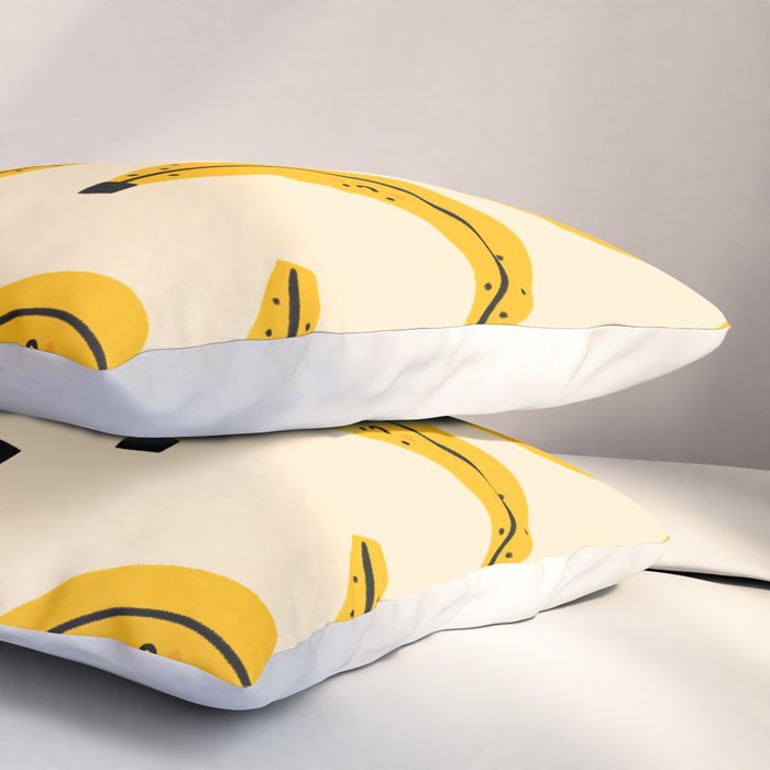 Happy Bananas Pillow Sham Gallery Image 3